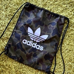 Adidas camouflage backpack.
